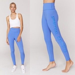 Spiritual Gangster High Waist Logo Leggings In Bluebell Women's XS